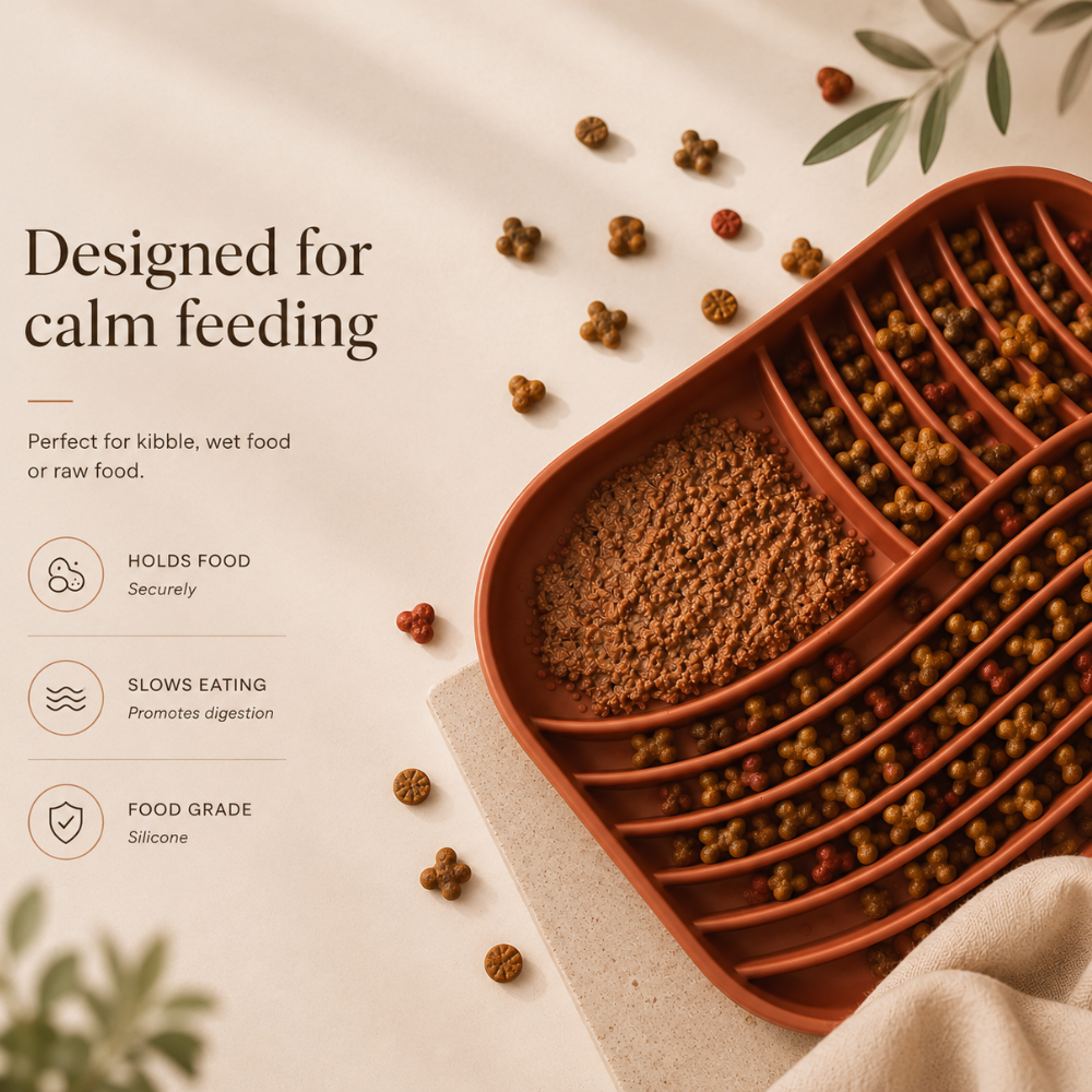 Silicone Slow Feeder Dog Bowl