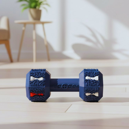 Natural Rubber Dumbbell Treat Toy