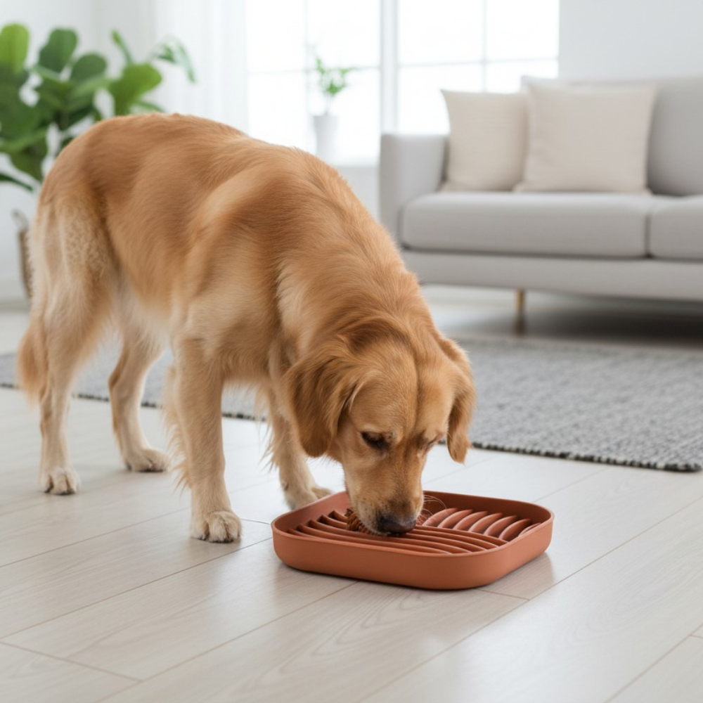 Silicone Slow Feeder Dog Bowl