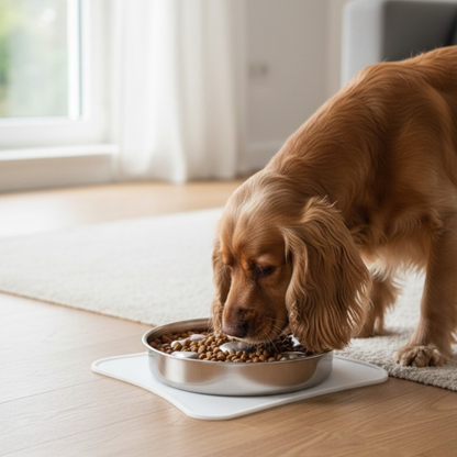 Stainless Steel Slow Feeder Dog Bowl