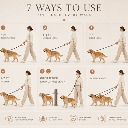 Premium Crossbody Dog Leash