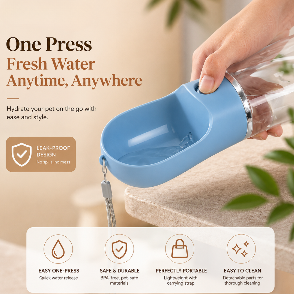 Portable water bottle