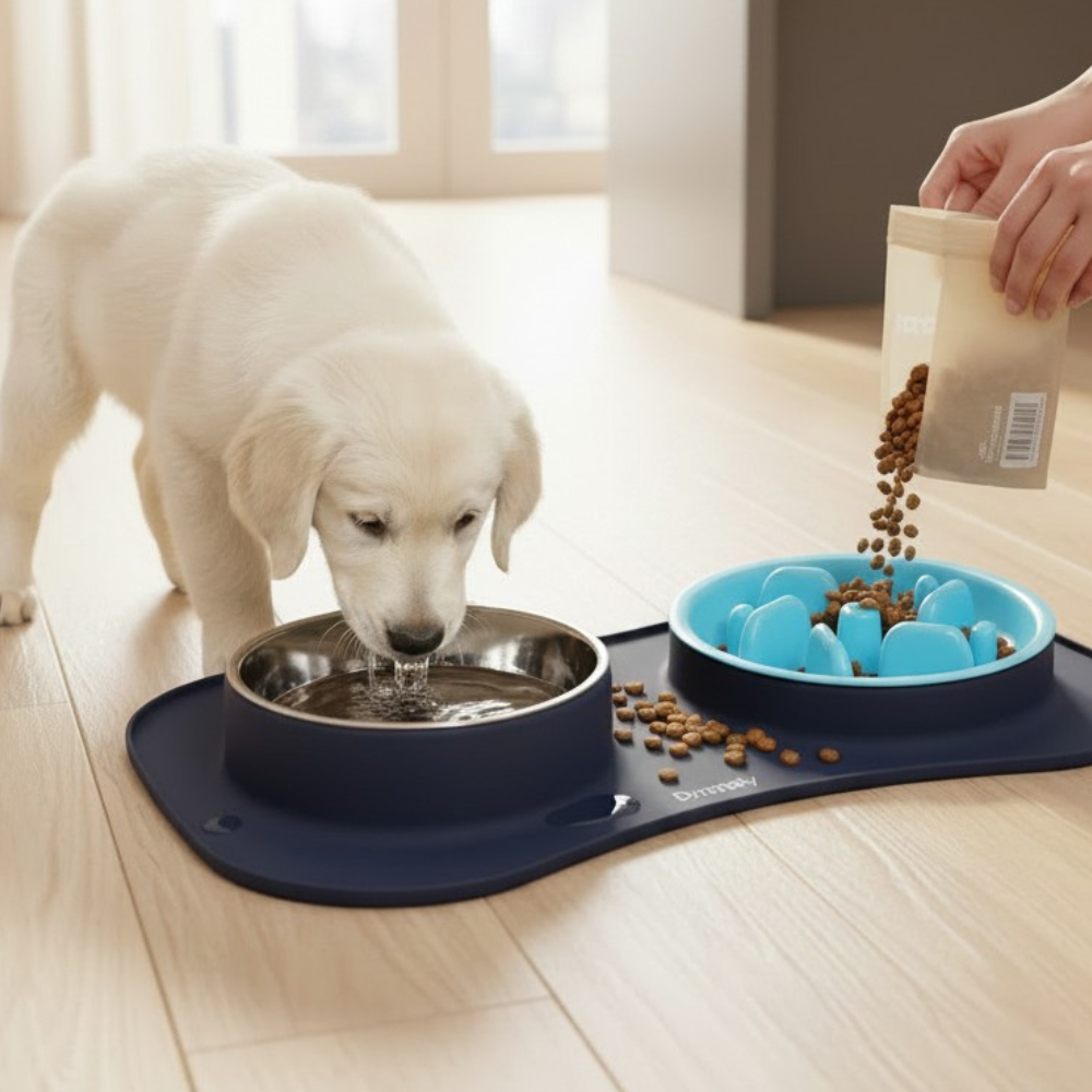 3-in-1 Slow Feeder Bowl Set