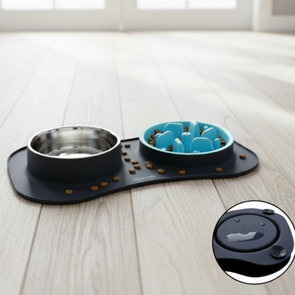 3-in-1 Slow Feeder Bowl Set