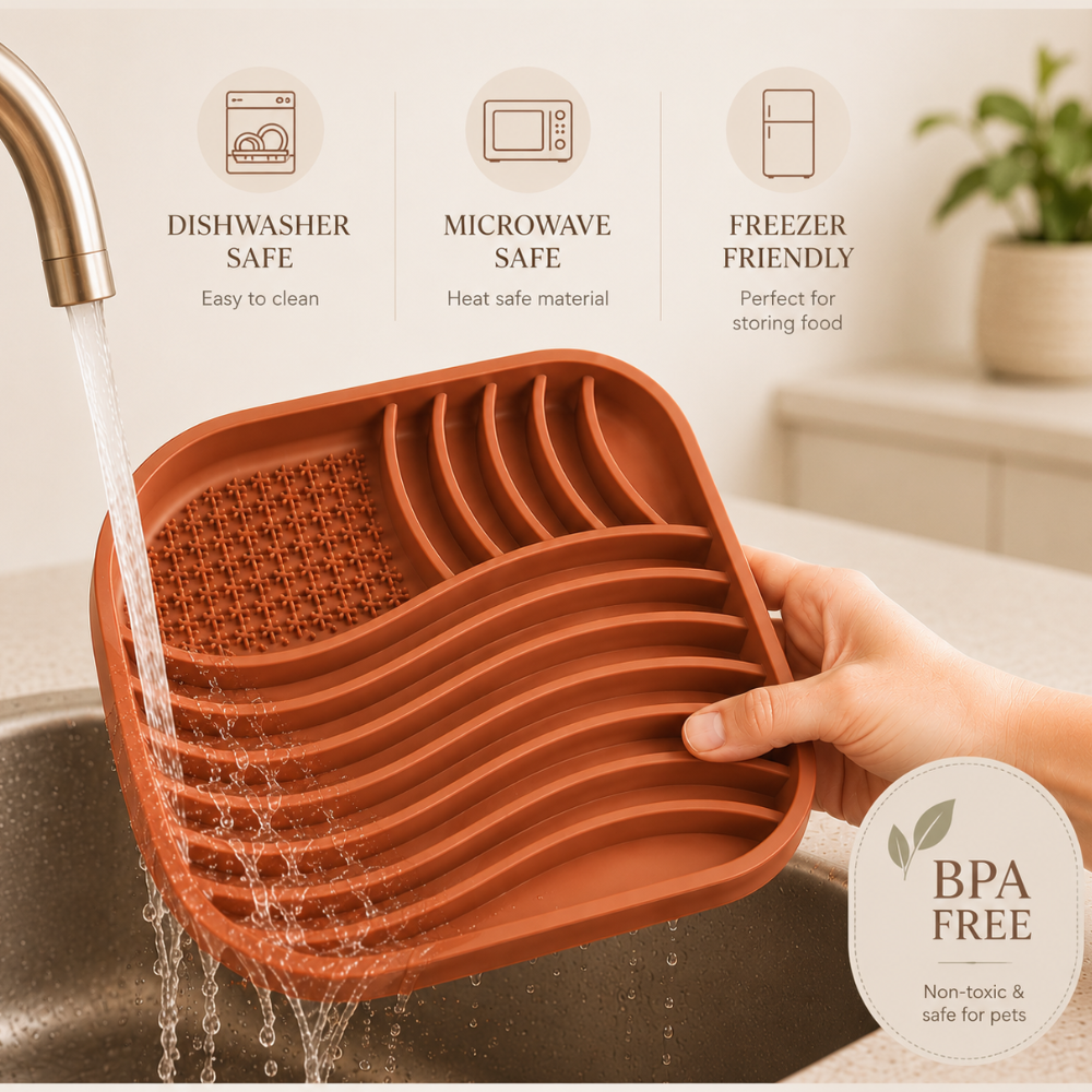 Silicone Slow Feeder Dog Bowl