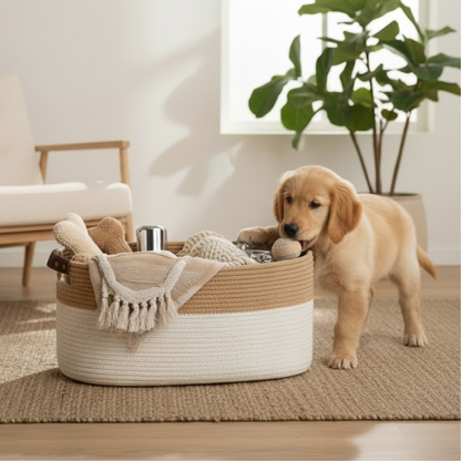 Minimal Rope Storage Basket