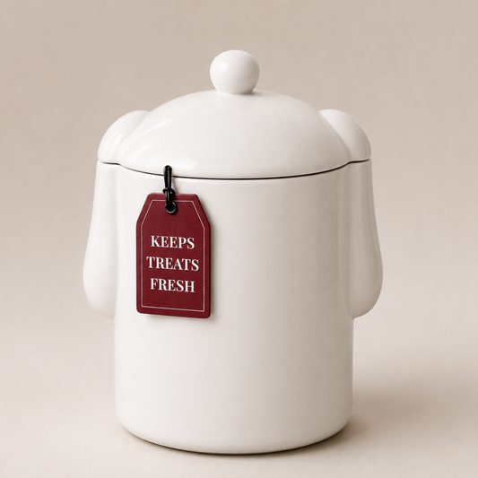 Minimalist Dog Treat Container