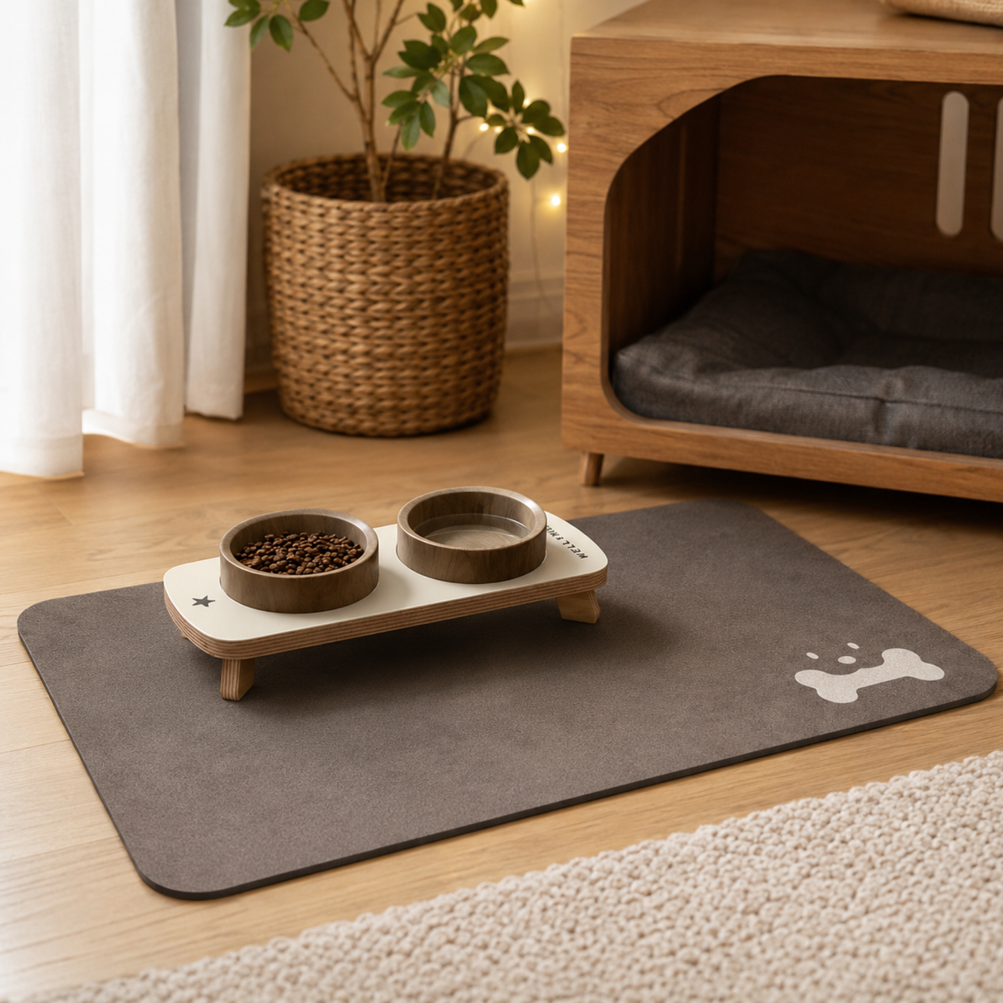 Modern Feeding Station Mat