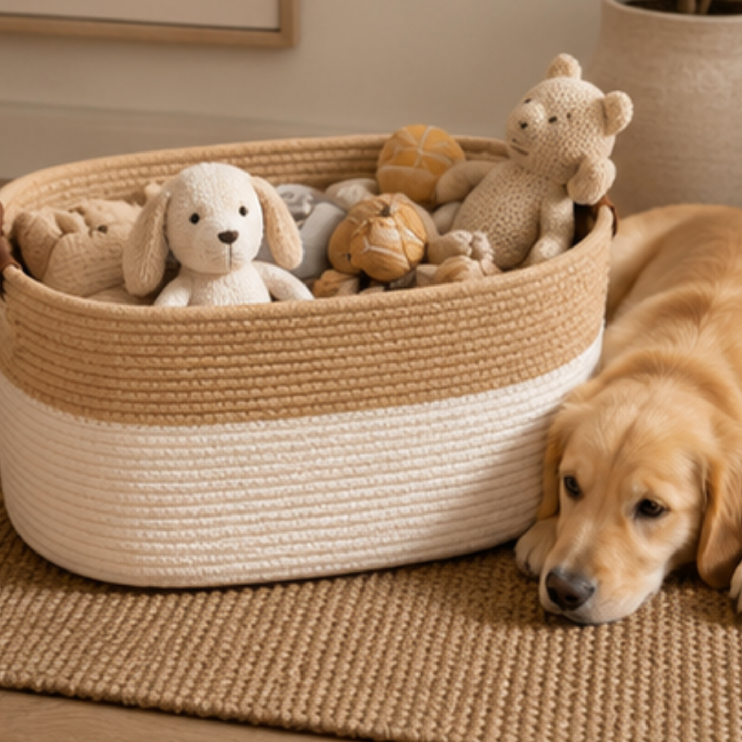 Minimal Rope Storage Basket