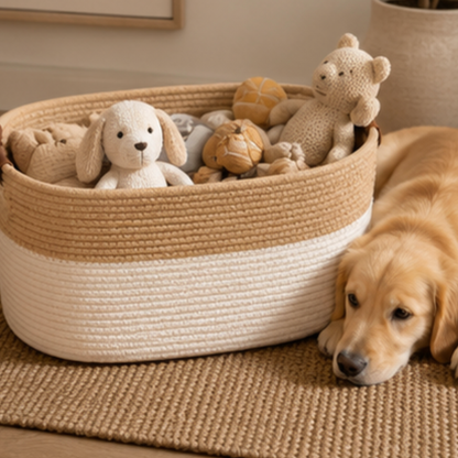 Minimal Rope Storage Basket